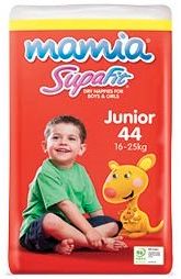 Premium Nappies Size 6 Junior 18Kg + (Red) (40)