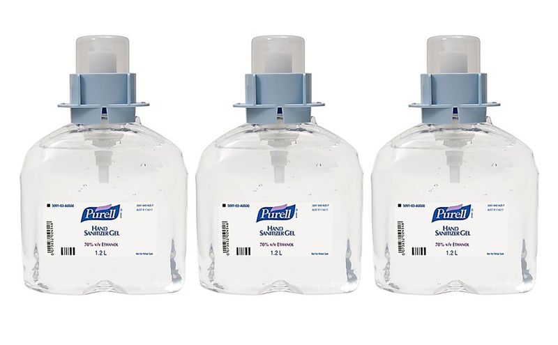 PURELL FMX Hand Sanitiser 70% Gel 1.2L (3)