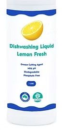 CLEAN+ Dishwash Liquid Lemon Fresh 12 x 1L