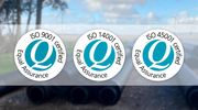 ISO Certified for Quality, Environmental Sustainability and Employee Safety