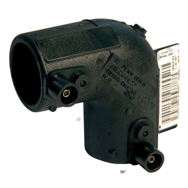 Electrofusion Poly Elbow 90° x 180 mm ,Materials Fittings and