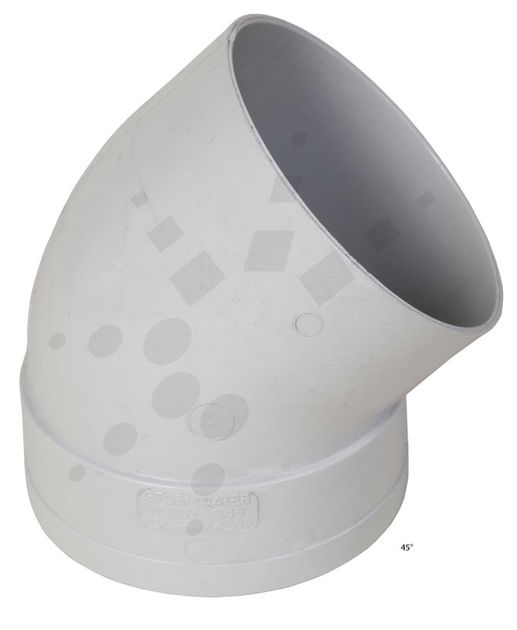 PVC Stormwater Male x Female Bend 15° x 90 mm ,Materials - Fittings and ...