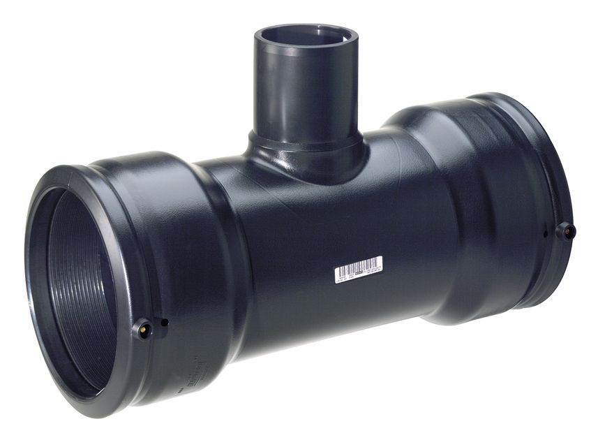 Electrofusion Poly Reducing Tee 32 x 25 mm ,Materials Fittings and