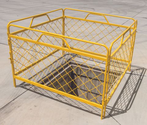 Foldaway Manhole Guard