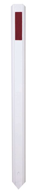 Guide Post, White with Reflector ,Materials - Site Supplies,Road and ...