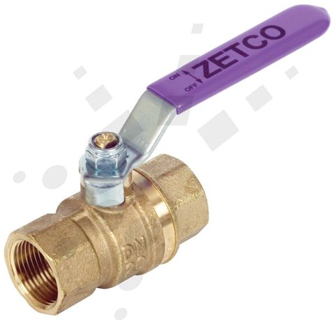 Ball Valves DZR F x F Lilac