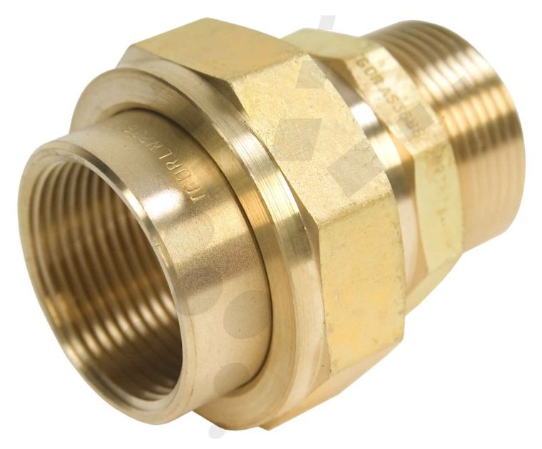 Brass Male x Female Unions ,Materials Fittings and Components,Screwed