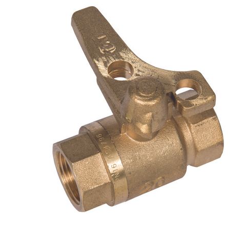 Ball Valves DZR F x F Lockable T-Handle