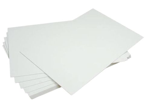 FLUTED PLASTIC SHEETS 1830 x 1220 x 2.5 White