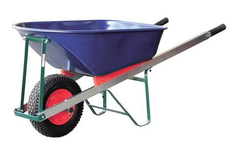 Wheel Barrow - Steel Tray 100L