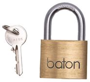 BRASS PADLOCK 50mm - 6 pack