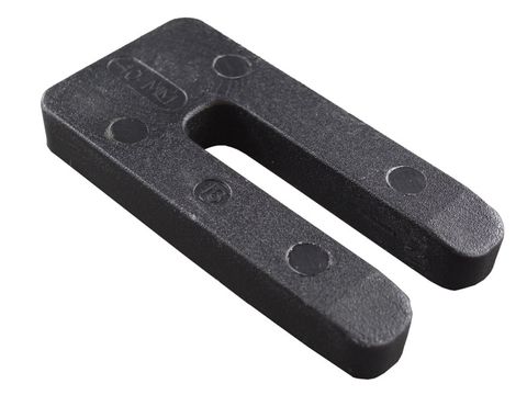 Horse Shoe Window Packer 10 x 75mm Black 200pk