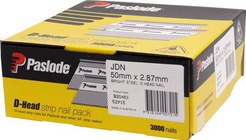 Paslode B20463 3000 Pack 50mm X 2.87mm B