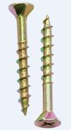 Chipboard Screw 8-9X25 Zinc Yellow 1000/