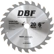 DBF Circ. Saw Blade 160 x 2.5 x 25.4 mm, 20 Teeth