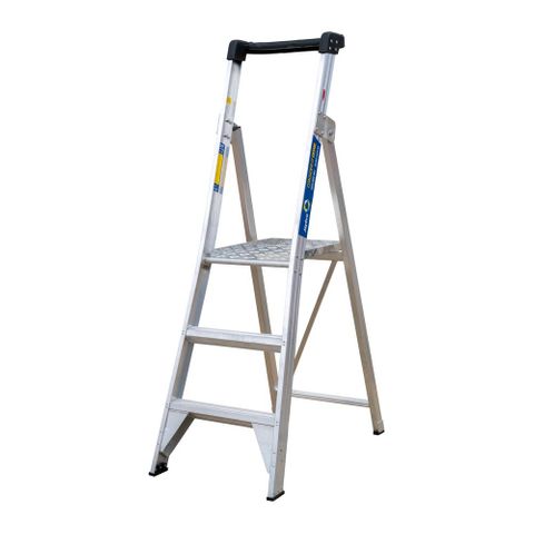 Aluminium Platform Ladder - 3 Step 0.9m (15.1kg)