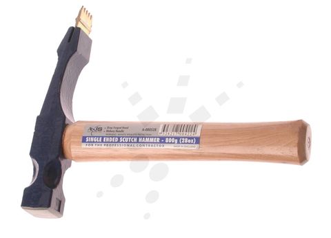 Single Ended Scutch Comb Hammer Timber Handle