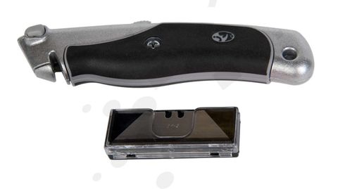 Rubber Grip Quick Change Utility Knife