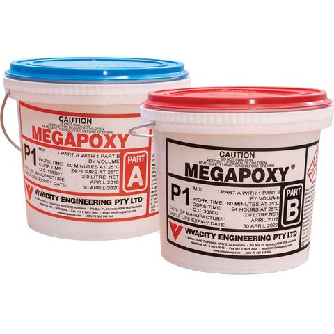 Megapoxy P1 Epoxy Paste 4L Kit