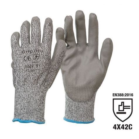 Griplite Gloves Size 8 - Cut 5