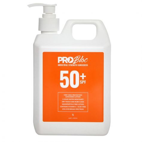 Sunscreen SPF 50 4hr 1lt W/Pump