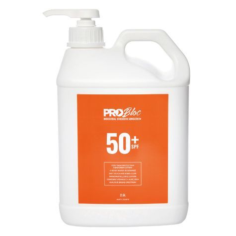 Sunscreen SPF 50 2.5lt Pump Bottle