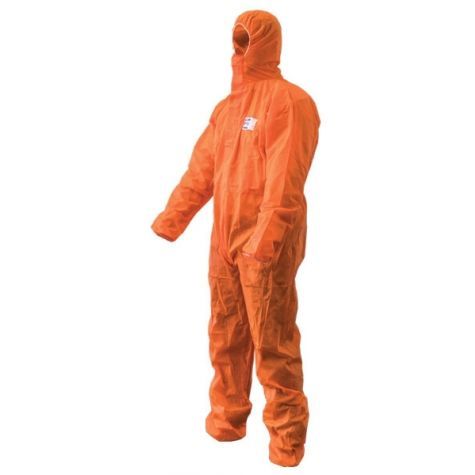 Disposable SMS Coverall - Orange L