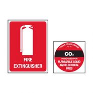 Fire Extinguisher Sign Kit CO2