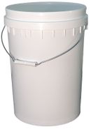 20L Plastic Bucket w/Wire Handle