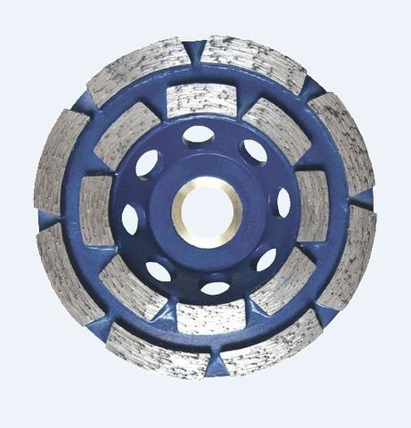 DOUBLE ROW GRINDING CUP WHEEL 125mm (Blue