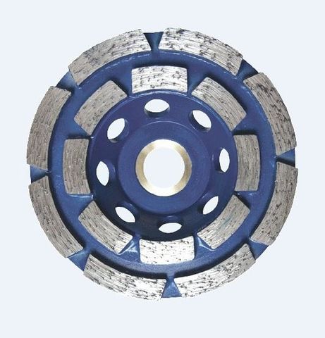 DOUBLE ROW GRINDING CUP WHEEL 178mm (Blue)