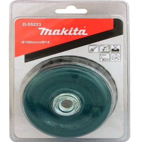 Makita Knot Cup Wire Brush 100mm M14