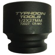 1/2" Drive Impact Socket Short 27mm