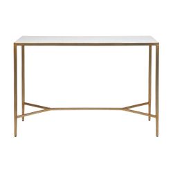 Chloe Stone Console Table - Large Antique Gold
