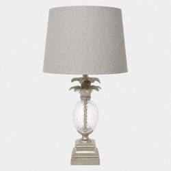 Langley Table Lamp - Antique Silver