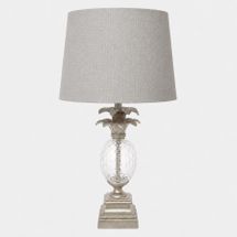 Langley Table Lamp - Antique Silver