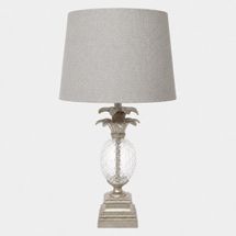 Langley Table Lamp - Antique Silver