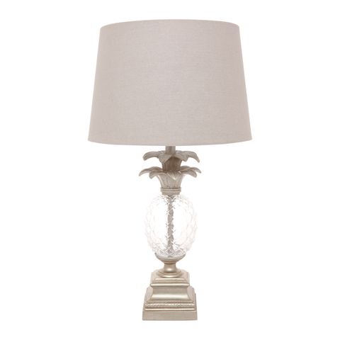 Langley Table Lamp - Antique Silver