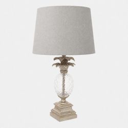 Langley Table Lamp - Antique Silver