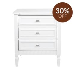 Merci Bedside Table - Large White