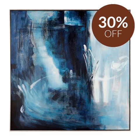 Sea Change Oil On Canvas Painting - Large