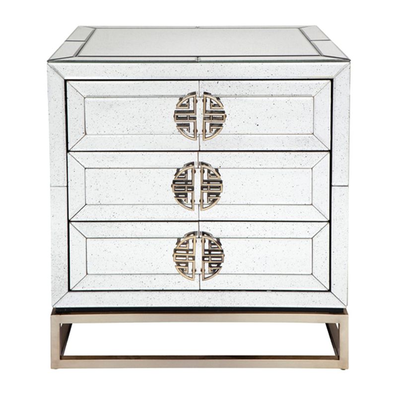 Rochester Mirrored Bedside Table