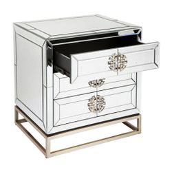 Rochester Mirrored Bedside Table