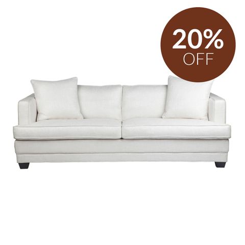 Darling 3 Seater Sofa - Natural Linen