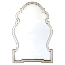 Paloma Wall Mirror - Antique Silver