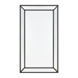 Zeta Wall Mirror - Medium Black