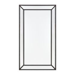 Zeta Wall Mirror - Medium Black