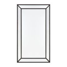 Zeta Wall Mirror - Medium Black