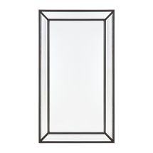 Zeta Wall Mirror - Medium Black