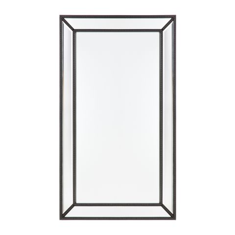 Zeta Wall Mirror - Medium Black